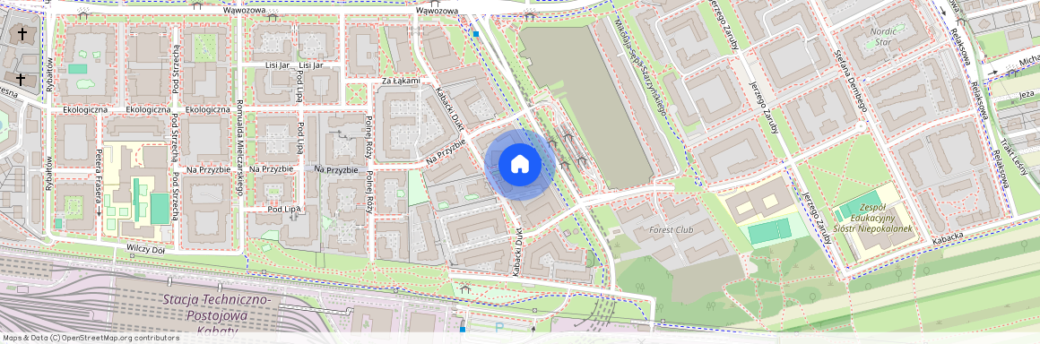 Warszawa, Ursynów, Kabaty, Kabacki, Dukt