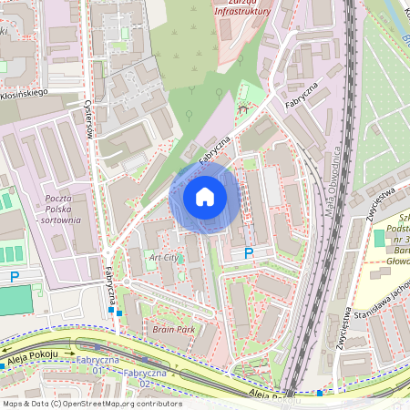 ul. Fabryczna, Grzegórzki, Grzegórzki, Kraków, małopolskie