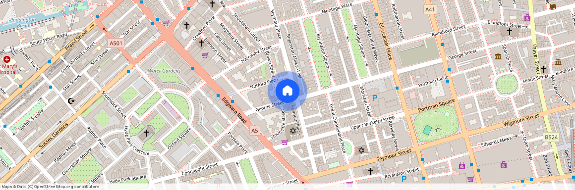 Cumberland Mansions, George Street, W1H