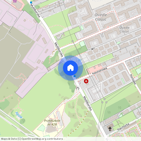 ul. Myśliborska, Żerań, Białołęka, Warszawa, mazowieckie