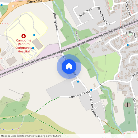 Carn Brea Village, Brea