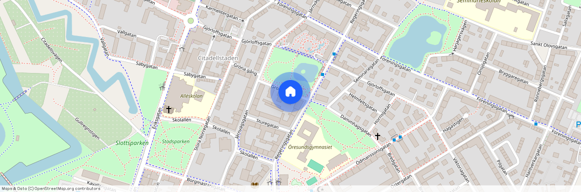 Landskrona, Skåne, Gröna gång 20