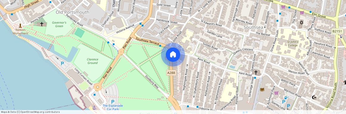 AVAILABLE WITH NO DEPOSIT Western Parade Southsea PO5