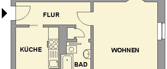 Erdgeschosswohnung in ruhiger Seitenstraße - Foto 1