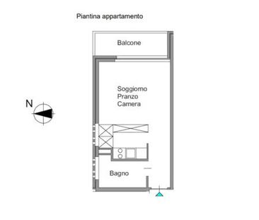 Studio for rent in Lugano, Switzerland - Photo 2