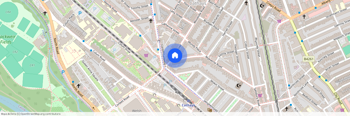 2, 97A Woodville Road, Cathays, Cardiff, CF24 4DY