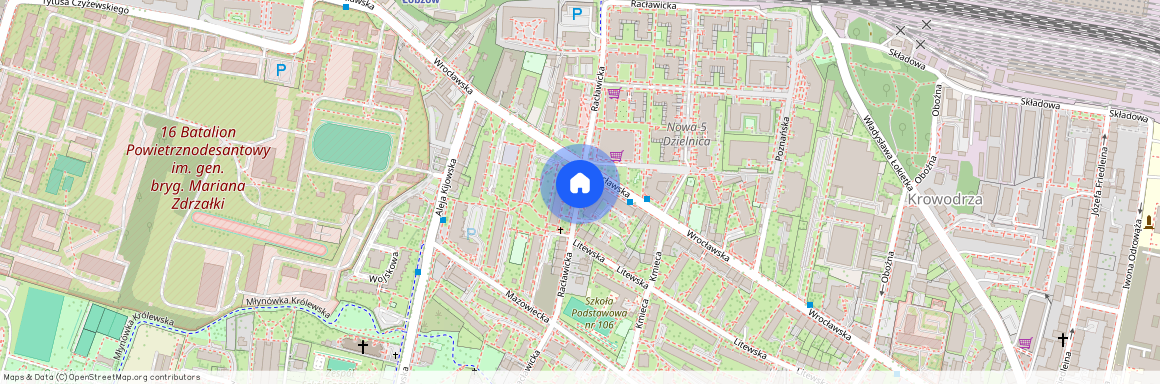 ul. Racławicka, Wesoła Wschód, Grzegórzki, Kraków, małopolskie