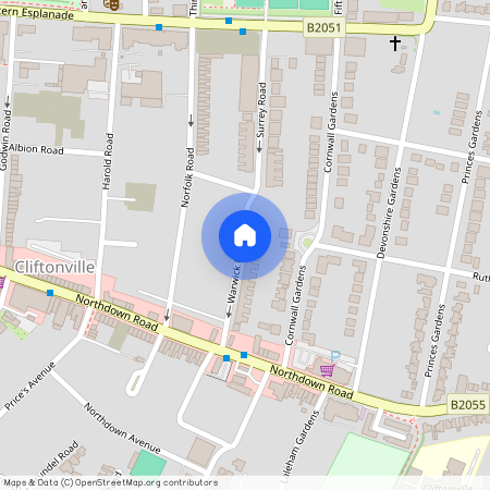 Warwick Road, Cliftonville, Margate, CT9 2JU, Kent