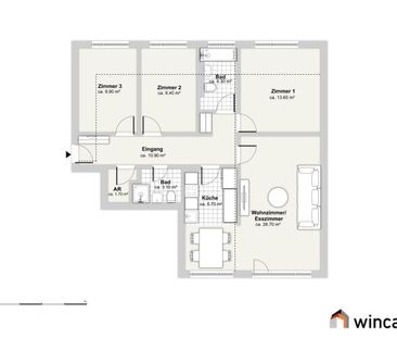 Location sans dépôt - première occupation après rénovation dans un ... - Photo 3