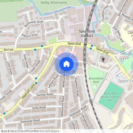 Melbourne Road Warwickshire, CV5 6JE, Coventry