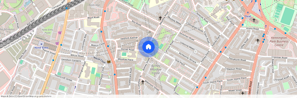 Meadow Road, Oval SW8