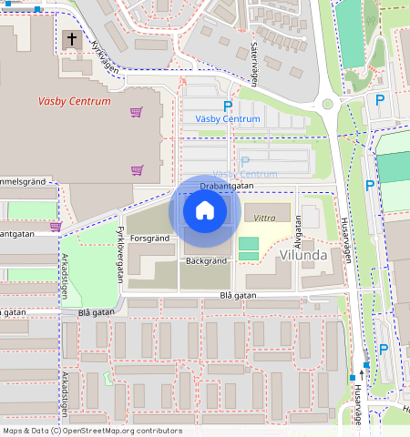 Vattenpussgränd, Upplands Väsby