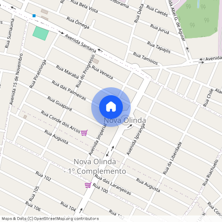 Avenida das Palmeiras, Nova Olinda, Aparecida de Goiânia, GO, 74988790