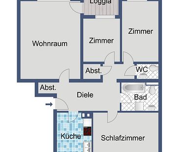 Schöne Familienwohnung sucht Nachmieter! - Foto 5