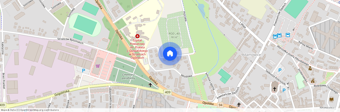 Miodowa, Strzelce Opolskie, Strzelce Opolskie, strzelecki, opolskie