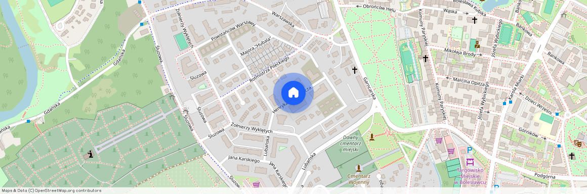 ul. Henryka Sienkiewicza, Bolesławiec, bolesławiecki, dolnośląskie