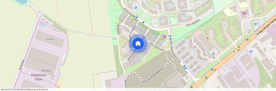 ul. Ignacego Adama Bujnickiego, Dobrzec, Kalisz, wielkopolskie