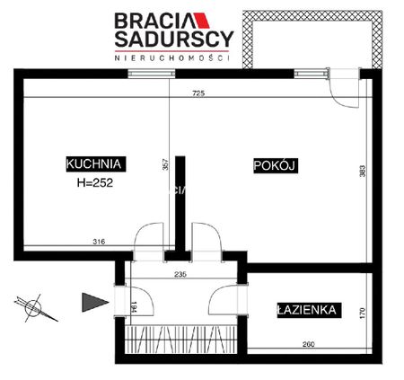 Mieszkanie Kraków Dębniki powierzchnia 36.29 m² C206-WM-03895 - Photo 2