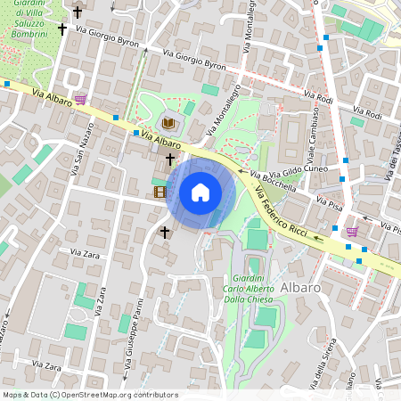 Piazza Leopardi, Genova, Albaro