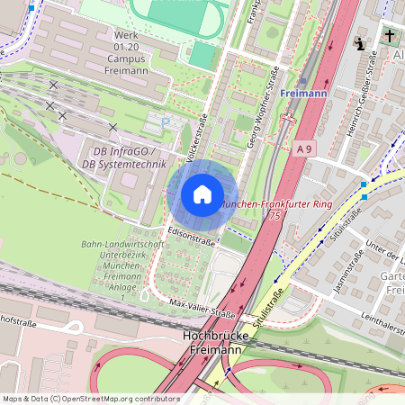 Berzeliuzstr, 80939 München - Schwabing-Freimann