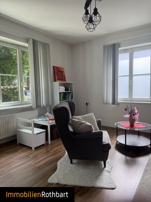 Herrlich angelegte 3-Zimmer-Wohnung mit Terrasse und Gartenmitbenützung. - Foto 1