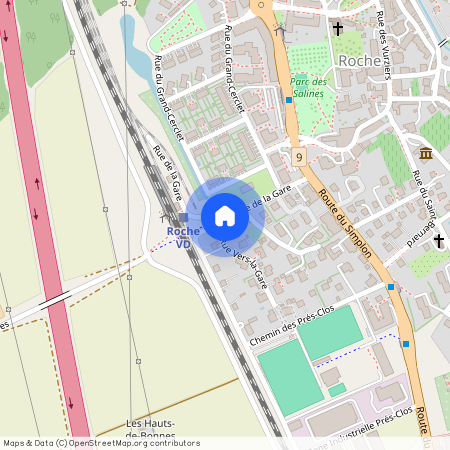 Rue de la Gare 2, Roche