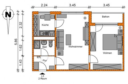 Attraktive 2-Raumwohnung sucht neuen Mieter - Photo 5