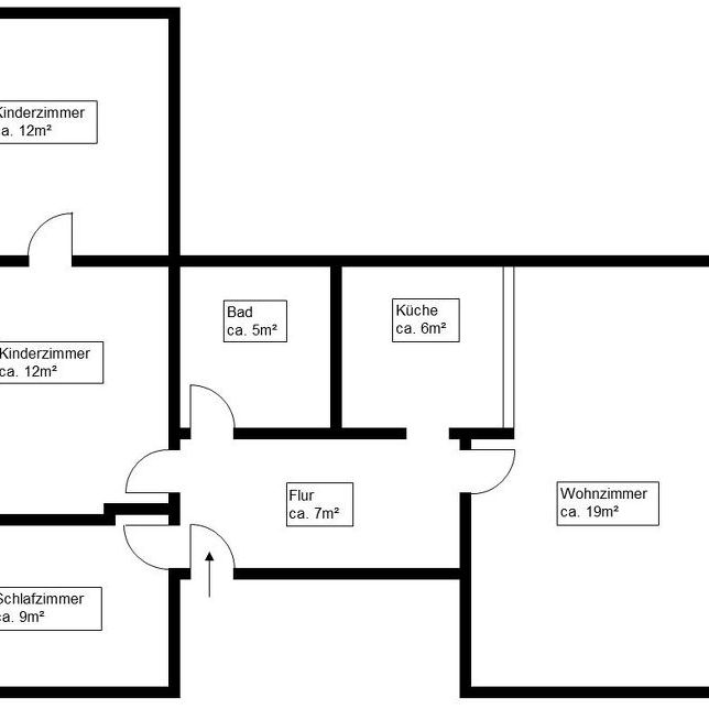4 Raum-Wohnung mit Balkon - Photo 2