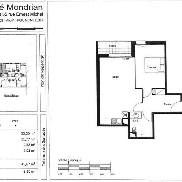 Nouveau Saint-Roch - T2 - 45,65m² - Photo 2