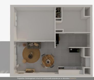 location Appartement T2 DE 41.2m² À TOULOUSE - Photo 1