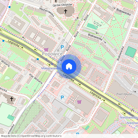 ul. Legnicka, Popowice Północne, Fabryczna, Wrocław, dolnośląskie