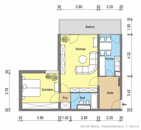 Schöne Wohnung: günstige 2-Zimmer-Wohnung - Foto 3