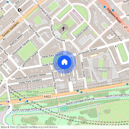 Hyde Park Square, Hyde Park, W2