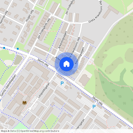 Uppsala, Uppsala, Greta Arwidssons väg, Fredrik