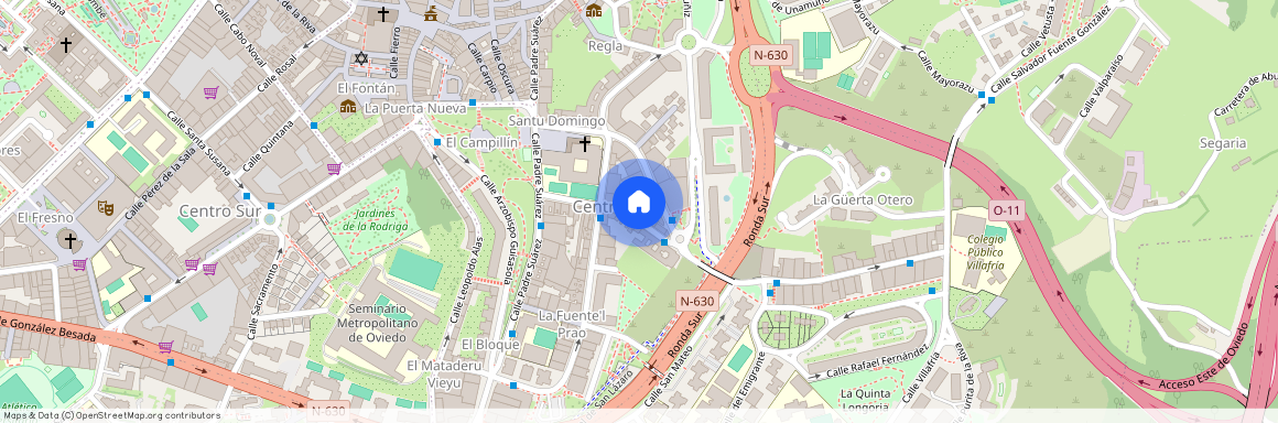 Santo Domingo-El Campillín, Oviedo