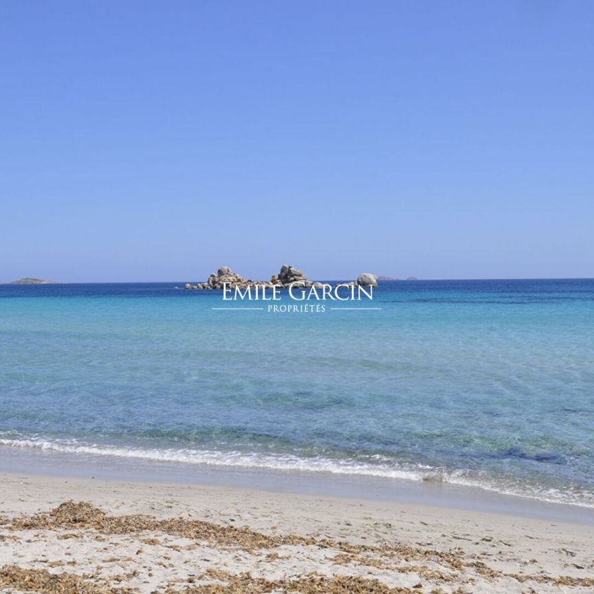 Charmante maison à louer, à 100 mètres de la plage de Palombaggia - Photo 1