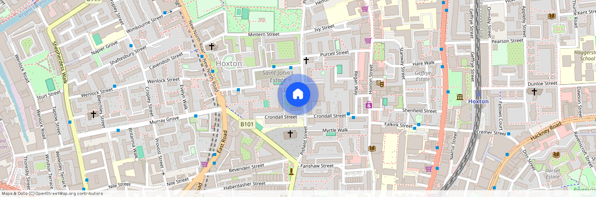 Crondall Street, Hoxton, Dalston, London, N1