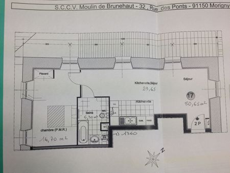 Location Appartement 2 pièces 50m² - Photo 5