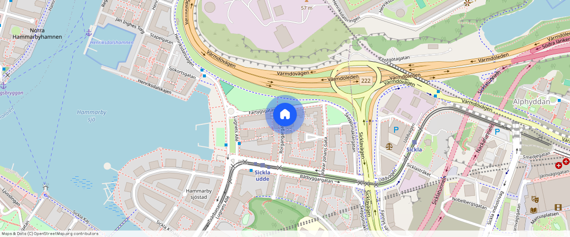 Rorgängargatan 28, Södra Hammarbyhamnen