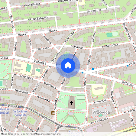 Kodaňská, Praha - Vršovice