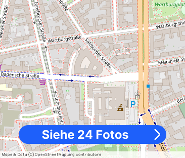 Wohnen auf zwei Ebenen–Exklusive Maisonette mit Kamin und 2 Balkone... - Foto 1