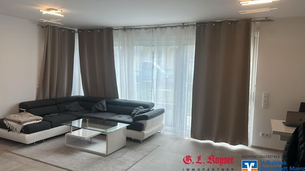 3-Zimmer-Wohnung in Mainz-Kastel: Neubau 2023, Terrasse, Gartenanteil, Einbauküche, Tiefgarage - Foto 1