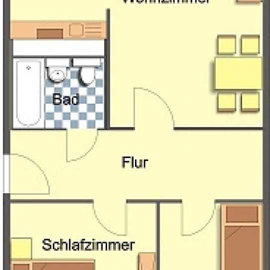 Wohnung, 3 Zimmer (66,87 m²) - Photo 1