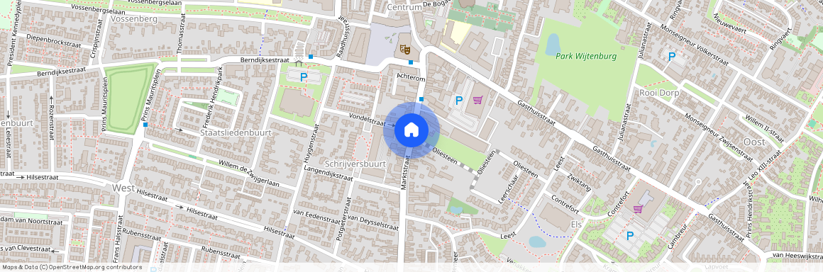 Schrijversbuurt, 5171 GP, Marktstraat, Kaatsheuvel