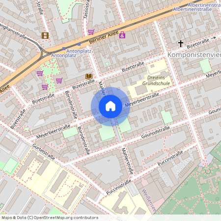 Mahlerstr., Berlin, Weißensee, 13088