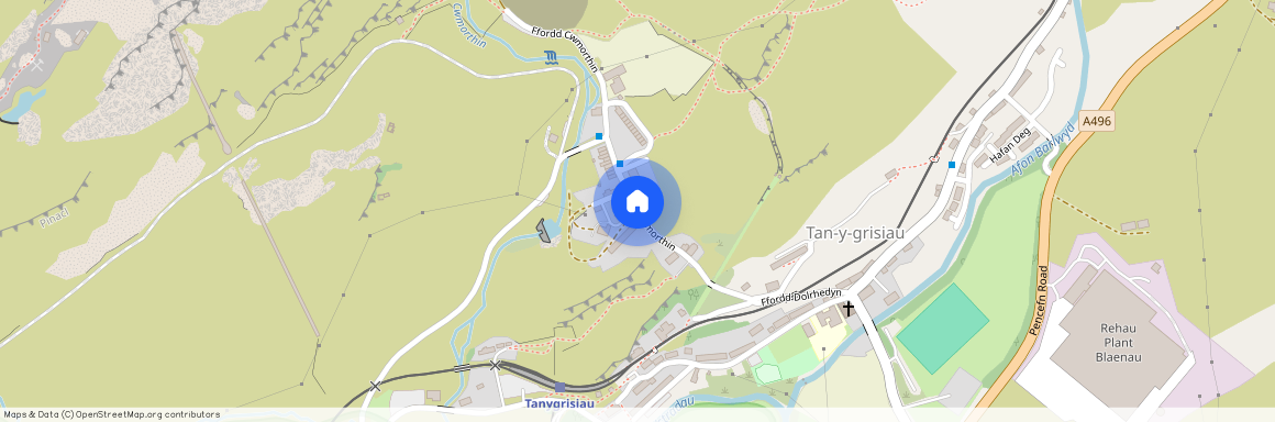 Fronoleu, Tanygrisiau