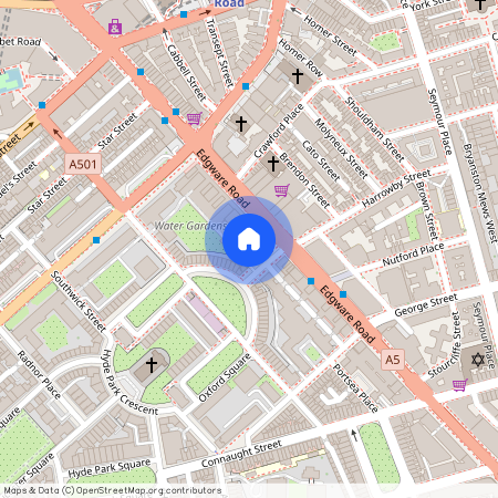 The Water Gardens, Hyde Park, London