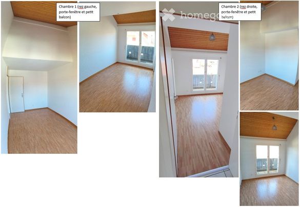 Appartement 4.5 pces en duplex sous-toit au centre-ville - Photo 1