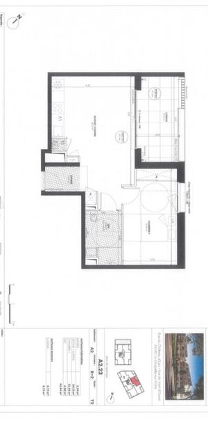Appartement T2 à louer La Chapelle Sur Erdre - 44 m² - Photo 2