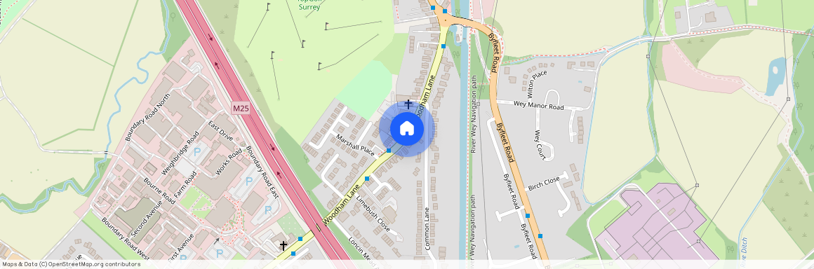 Woodham Lane, New Haw, Addlestone, Surrey, KT15